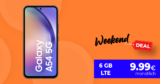 Samsung Galaxy A54 für einmalig 69,99 Euro mit 6GB LTE nur 9,99 Euro monatlich