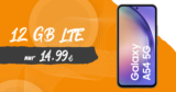 Samsung Galaxy A54 mit 12GB LTE nur 14,99 Euro monatlich – nur 22 Euro Zuzahlung