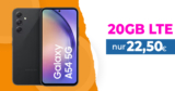 Samsung Galaxy A54 mit 20GB LTE im Telekom Netz nur 22,50 Euro monatlich