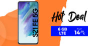 Samsung Galaxy S21 FE 5G mit 6GB LTE nur 14,99 Euro – nur 33 Euro Zuzahlung