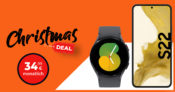 Samsung Galaxy S22 5G & Samsung Galaxy Watch 5 & 100€ Wechselbonus mit 40GB LTE/5G nur 34,99 Euro monatlich