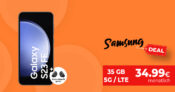 Samsung Galaxy S23 FE & Galaxy Buds FE mit 35 GB 5G/LTE & 100 Euro Wechselbonus nur 34,99 Euro monatlich