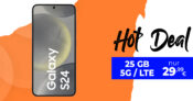 Samsung Galaxy S24 für einmalig 179,99 Euro mit 25GB LTE/5G nur 29,99 Euro monatlich – mit Trade-In nur 79,99 Euro Zuzahlung