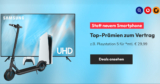 Samsung UHD 4K 55 Zoll Smart TV mit 20GB 5G/LTE & 100 Euro Wechselbonus bei Rufnummernmitnahme nur 29,99 Euro monatlich