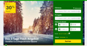 Europcar 3 Tage Flash Angebot – Bis zu 30% Rabatt