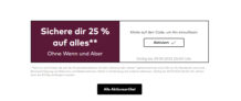 porta möbel mit 25% auf alles