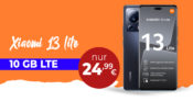 Xiaomi 13 Lite mit 10 GB LTE nur 24,99 Euro monatlich – nur 1 Euro Zuzahlung und kein Anschlusspreis