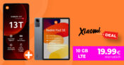 Xiaomi 13T & Redmi Pad SE für einmalig 79,99 Euro mit 10GB LTE nur 19,99 Euro monatlich