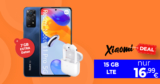 Xiaomi Redmi Note 11 Pro 5G & Redmi Buds 3 mit 15GB LTE nur 16,99 Euro monatlich – nur 1 Euro Zuzahlung und kein Anschlusspreis