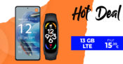 Xiaomi Redmi Note 12 Pro & Xiaomi Smart Band 7 für einmalig 19 Euro mit 13GB LTE nur 15,99 Euro monatlich