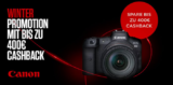 Canon – bis zu 400 EUR Cashback