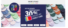 family card weekend | 30% Rabatt auf das gesamte Strumpfsortiment