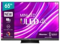 Hisense Fernseher »U8HQ« 4K 65 Zoll Mini LED ULED 4K Smart TV nur 999 Euro