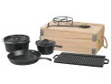 GRILLMEISTER Dutch Oven Set, 7-teilig, aus Gusseisen nur 59,99 Euro