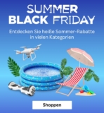 „Summer Black Friday“ auf Rakuten.de mit bis zu 30% Rabatt