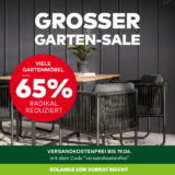 Großer Garten Sale + Gartenartikel Versandkostenfrei bis 19.06. bei porta Möbel