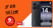 Xiaomi Redmi Note 14 5G für einmalig 29 Euro (+AG 39.99€) mit 17GB nur 9.99 Euro monatlich