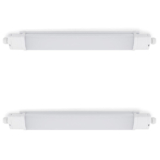 2x LED Linear Leuchte Unterbauleuchte 51cm Weiß IP65 15W 1200lm 4000K verbindbar nur 7,99 Euro