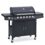 TAINO RED 6+1 Gasgrill BBQ Grill-Wagen Edelstahl Brenner Seitenkocher nur 242,99 Euro