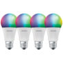 4 x LED Smart+ Birne 9W = 60W E27 matt 806lm RGBW 2700K-6500K Dimmbar Bluetooth nur 9,99 Euro