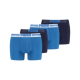 Puma Herren Boxershort PLACED LOGO BOXER 4er Pack S M L XL Blau 95% Baumwolle nur 22,95 Euro