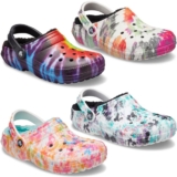 Crocs Classic Lined Tie Dye Clog Damen & Herren Pantoffeln Gefütterte Sandalen nur 24,99 Euro