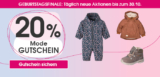 babymarkt Geburtstagsfinale: 20% auf die Kategorie Mode